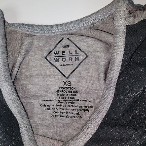 Well Worn Los Angeles Grey Rainbow Tank Top Size XS - Picture 4 of 7